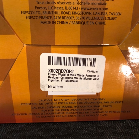 The World of Miss Mindy Disney Showcase Minnie 7" Vinyl Figure Enesco Series 1 - Picture 8 of 12